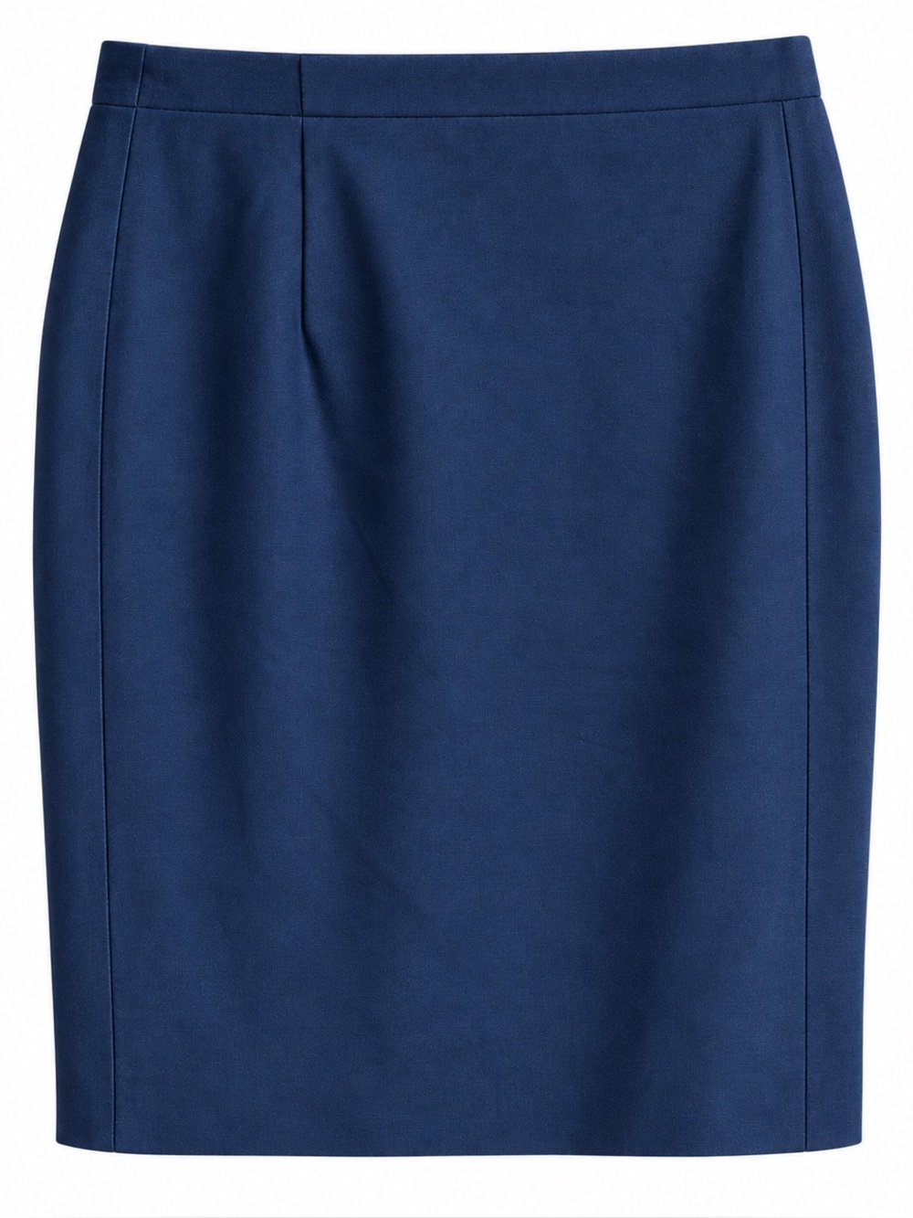 Vintage Eaton's Petites 100% Silk Navy Blue Pencil Skirt Size 6